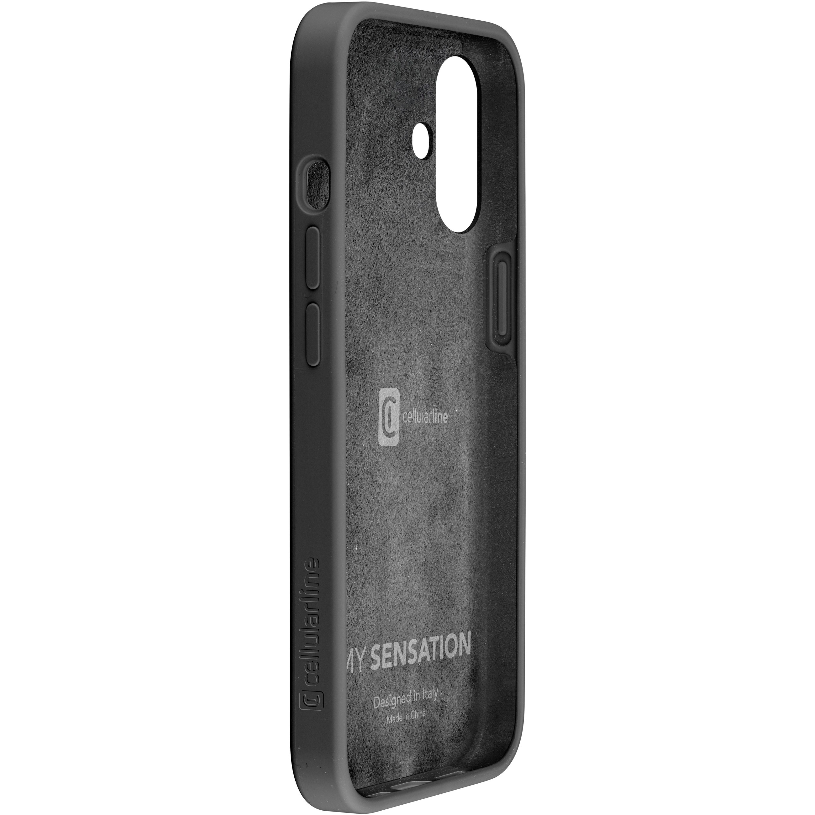 Maska za mobitel CELLULARLINE za IPHONE 16, SENSATION, crna-3