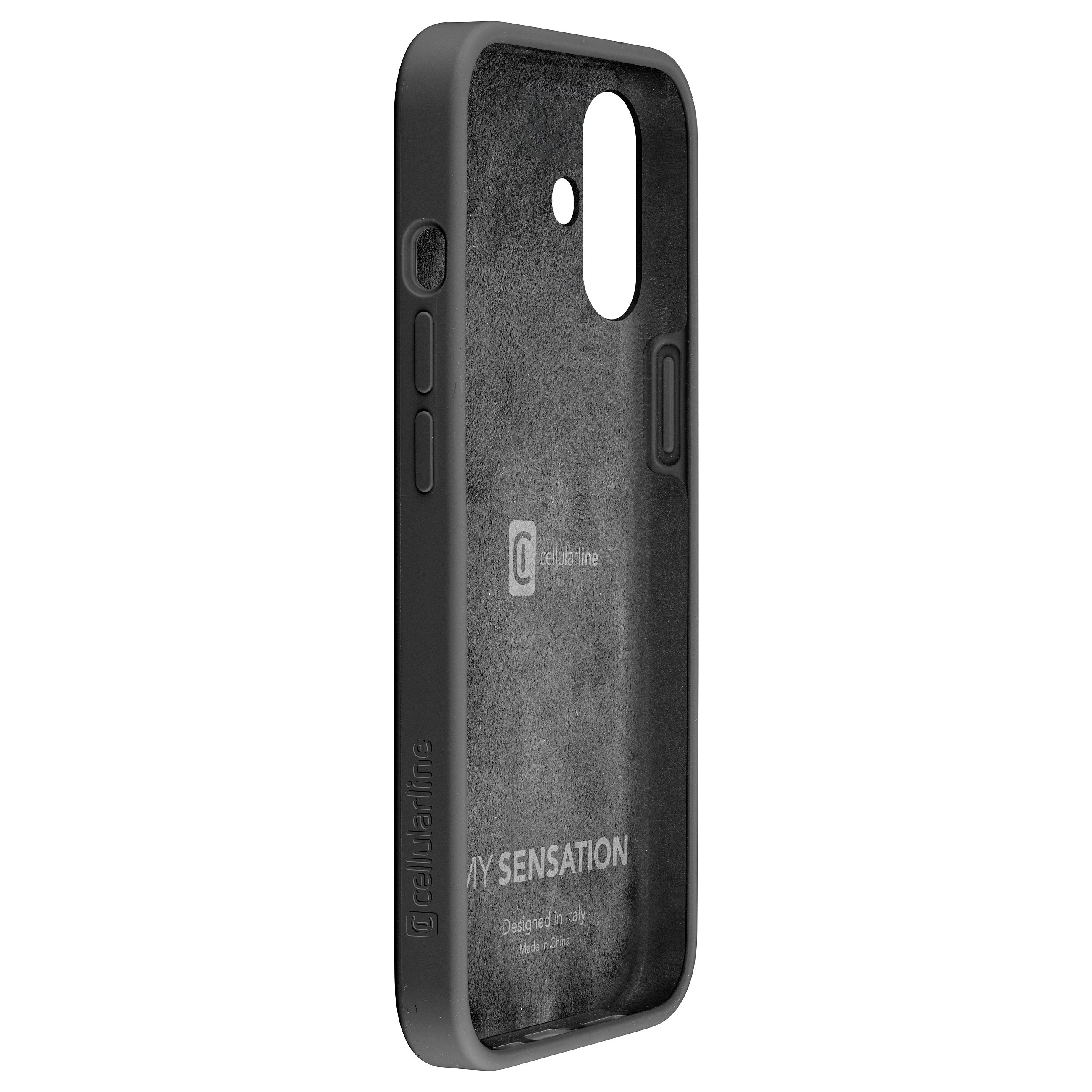 Maska za mobitel CELLULARLINE za IPHONE 16, SENSATION, crna-7