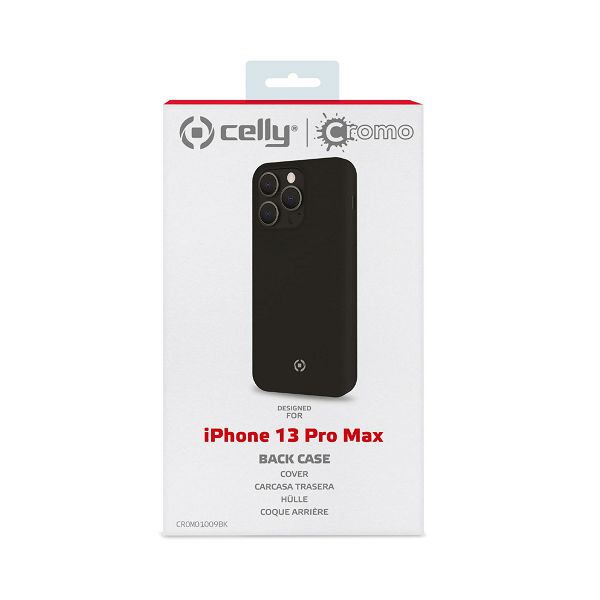 Maska za mobitel CELLY CHROMO za APPLE iPhone 13 Pro Max crna-5