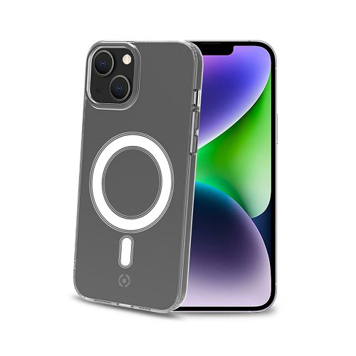 Zaštitna maska za iPhone 14 Plus CELLY, TPU, MAGSAFE prozirna-0