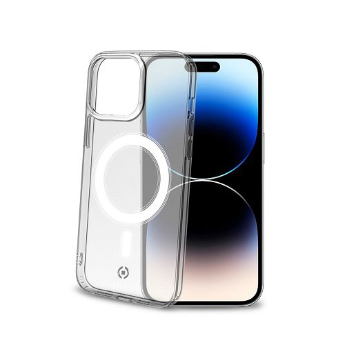 Zaštitna maska za iPhone 14 Pro CELLY, TPU, MAGSAFE prozirna-0