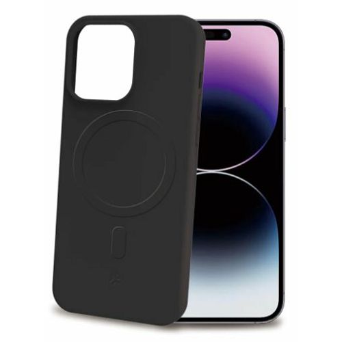 Maska za mobitel CELLY za iPhone 15 Pro Max, CROMO MAGSAFE crna-1