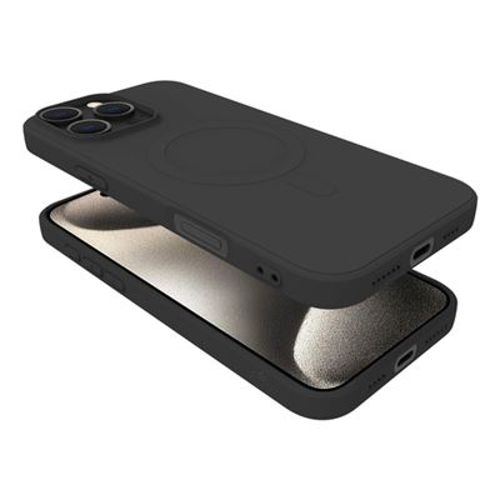 Maska za mobitel CELLY za iPhone 16 PRO MAX, Chromo magsafe, crna-1