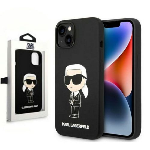 TPU Karl Lagerfeld maska za iPhone 14 KLHCP14SSNIKBCK-0