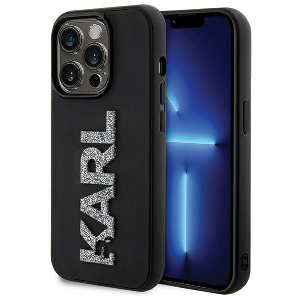 TPU Karl Lagerfeld maska za iPhone 15 Pro KLHCP15L3DMBKCK-1