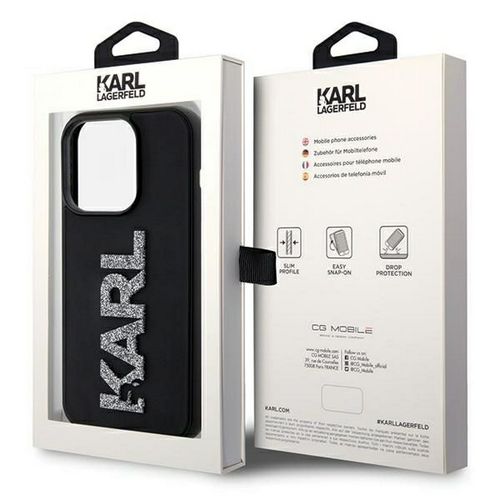 Maska za mobitel KARL LAGERFELD za iPhone 15 Pro Max KLHCP15X3DMBKCK-4