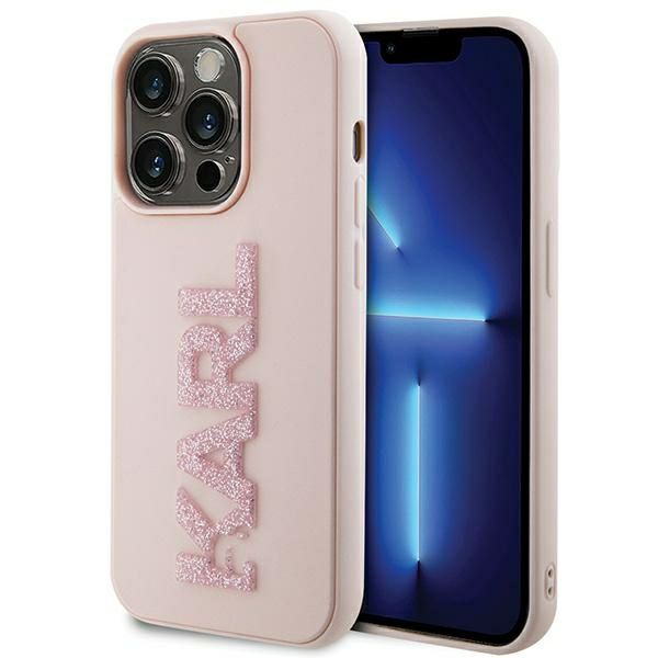 TPU Karl Lagerfeld maska za iPhone 15 Pro Max KLHCP15X3DMBKCP-1