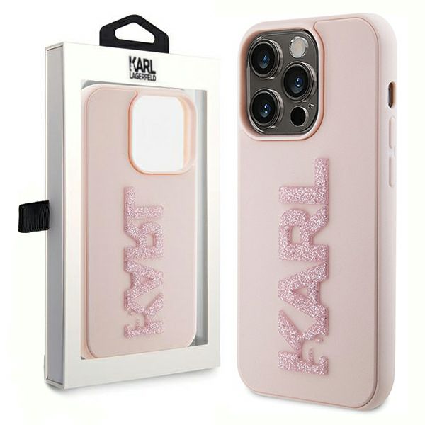 TPU Karl Lagerfeld maska za iPhone 15 Pro Max KLHCP15X3DMBKCP-0