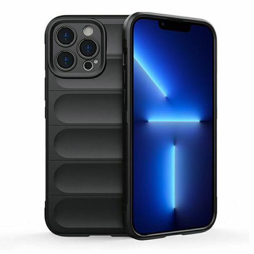 Maska za mobitel MAXMOBILE za iPhone 15 PRO MAX HARD PROTECTION WAVES crna