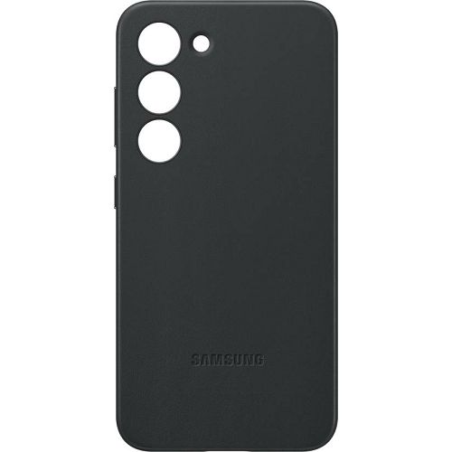 Maska za mobitel SAMSUNG GALAXY S23, EF-VS911LBEGWW, Leather crna-0