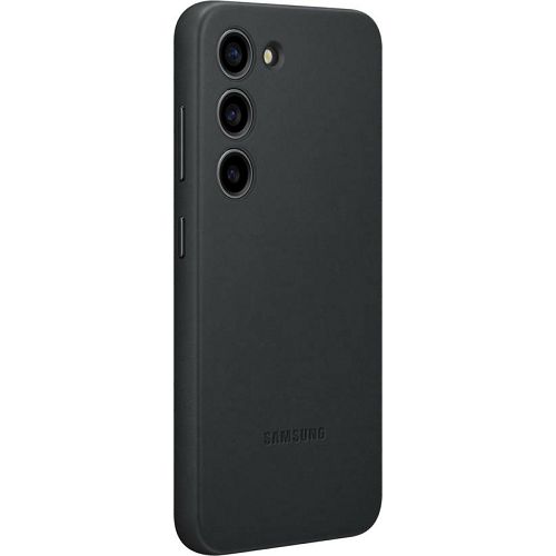Maska za mobitel SAMSUNG GALAXY S23, EF-VS911LBEGWW, Leather crna-3