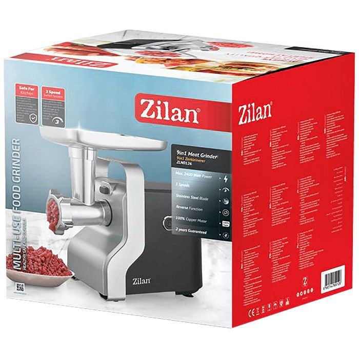 Mašina za mljevenje mesa ZILAN, 9in1, 2100 W - ZLN0126-2
