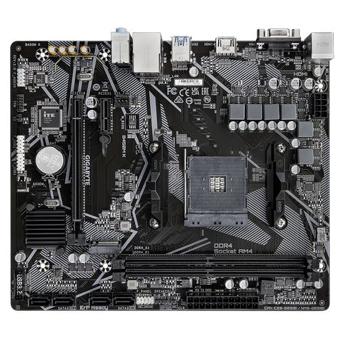Matična ploča GIGABYTE B450M K (AM4 mATX, DDR4, SATA3, USB3.2Gen1, HDMI)-6