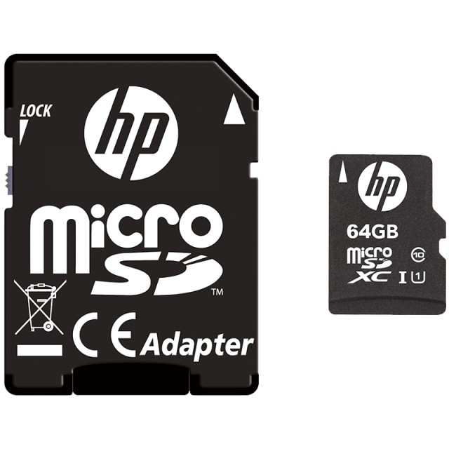 Memorijska kartica HP 64GB, MicroSD mi210, U1 s adapterom-4