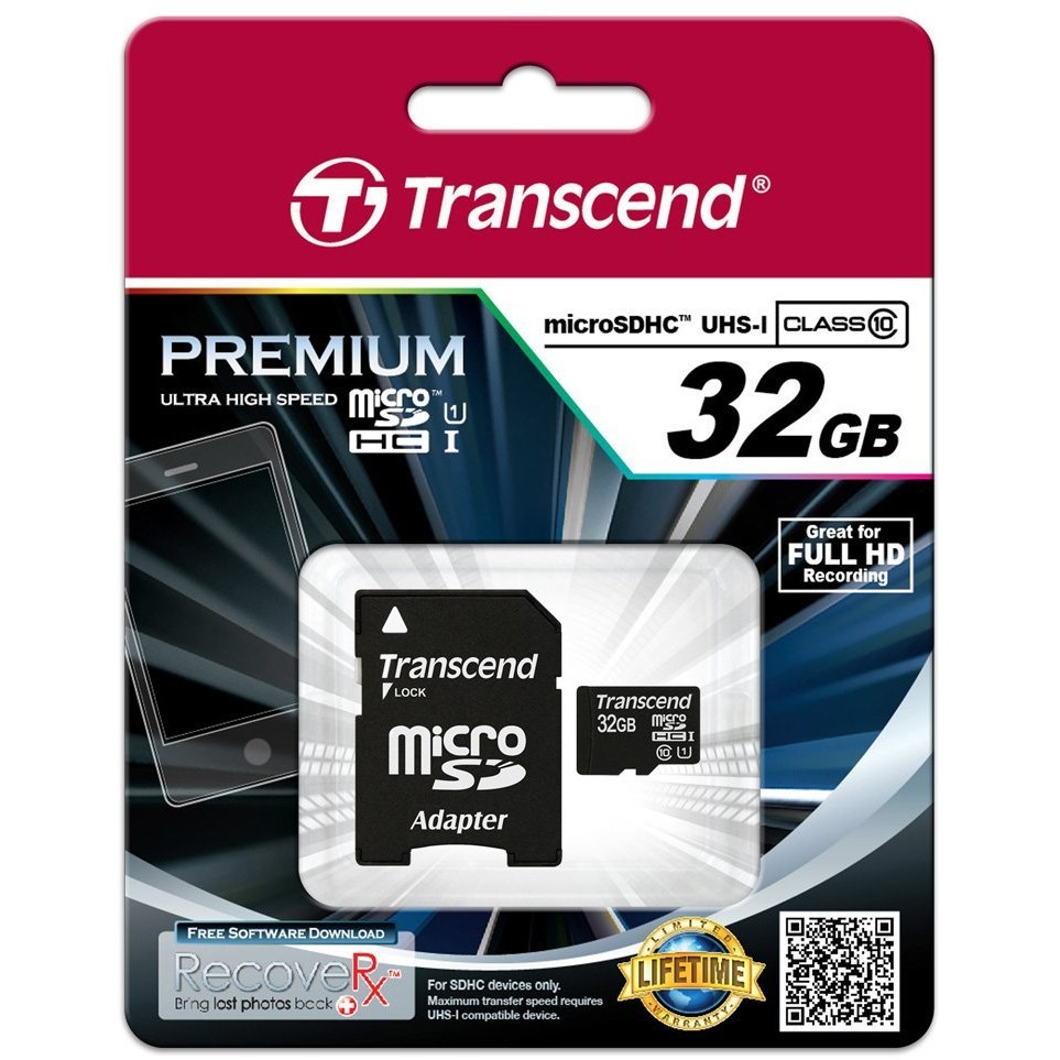 Memorijska kartica TRANSCEND SD MIKRO 32GB HC CLASS UHS 10 + 1AD