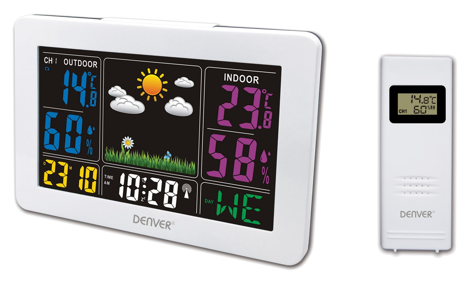 Meteorološka stanica DENVER WS-540 (bijela, sa senzorom za vanjske uvjete)-3