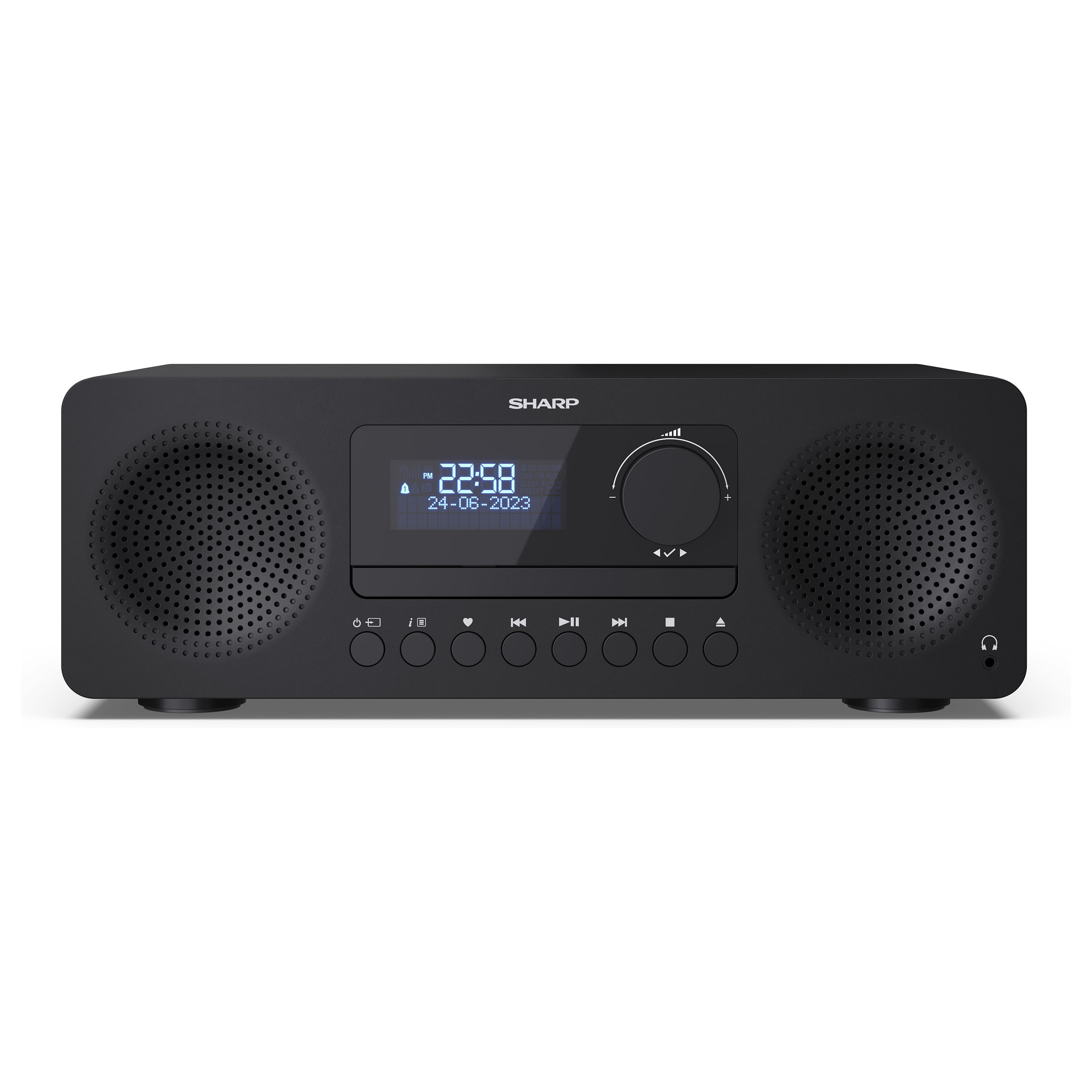 Glazbena mini linija All-in-one SHARP XL-B720DBK TOKYO CRNI (DAB+, FM, RDS, BT, CD, USB)-6