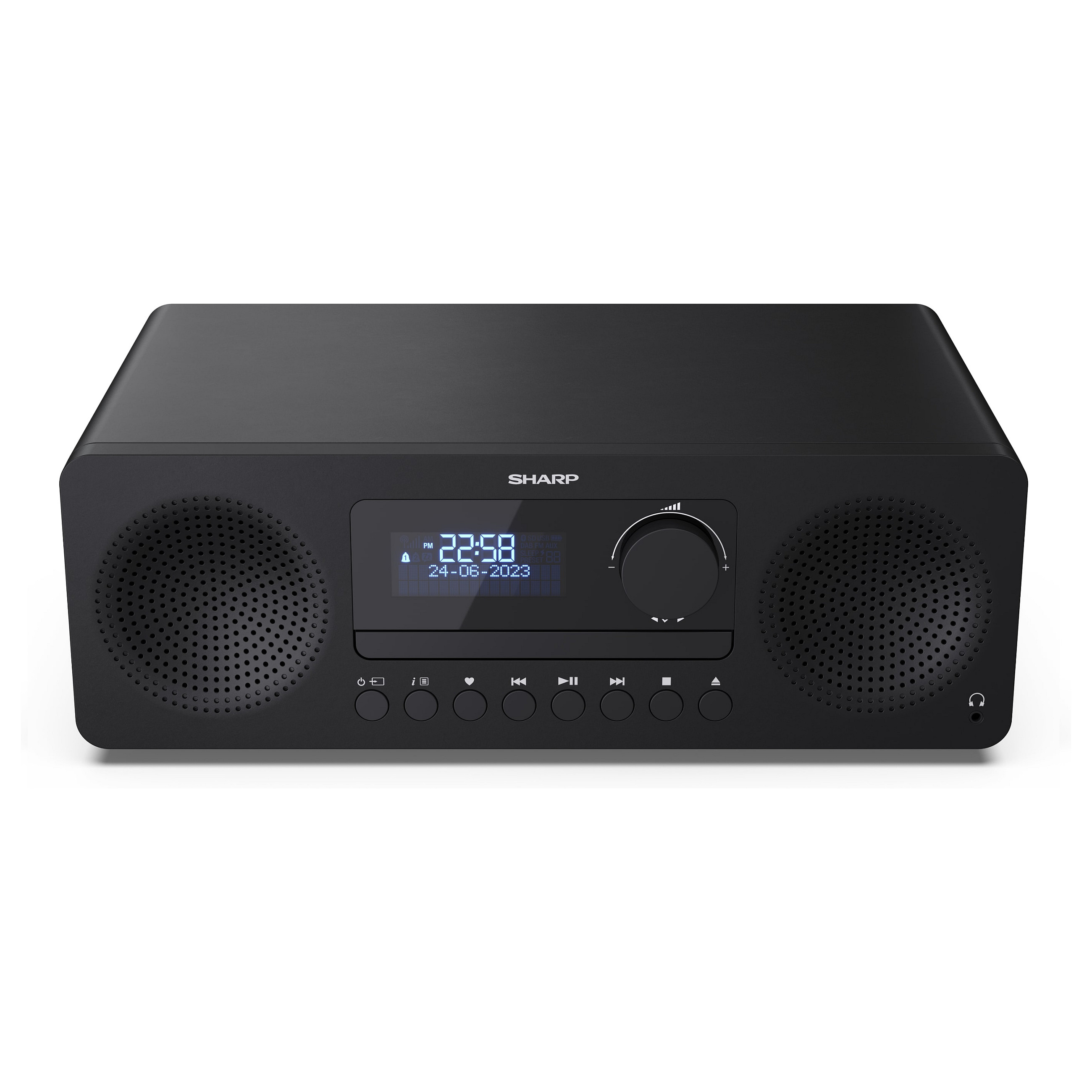 Glazbena mini linija All-in-one SHARP XL-B720DBK TOKYO CRNI (DAB+, FM, RDS, BT, CD, USB)-8