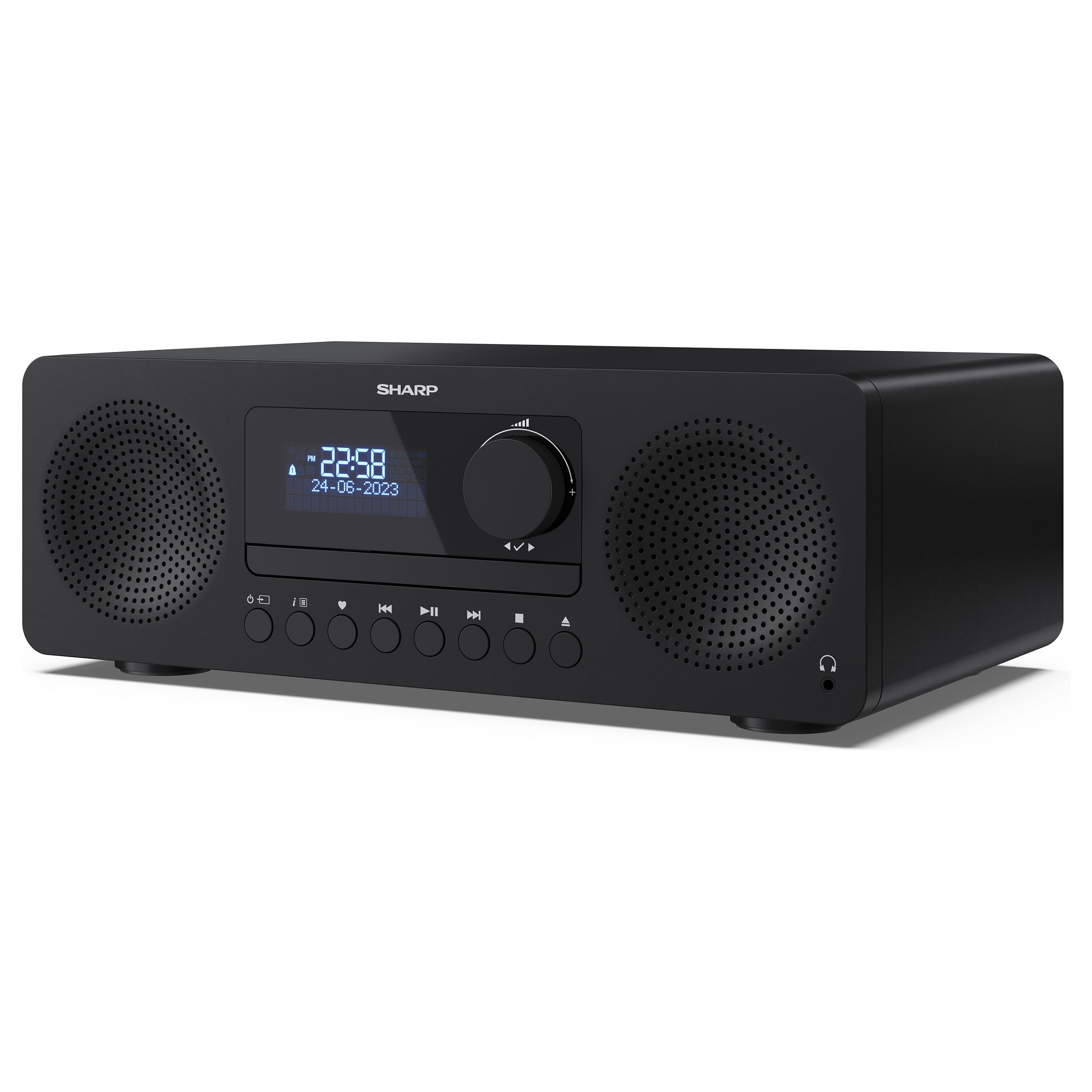 Glazbena mini linija All-in-one SHARP XL-B720DBK TOKYO CRNI (DAB+, FM, RDS, BT, CD, USB)-9