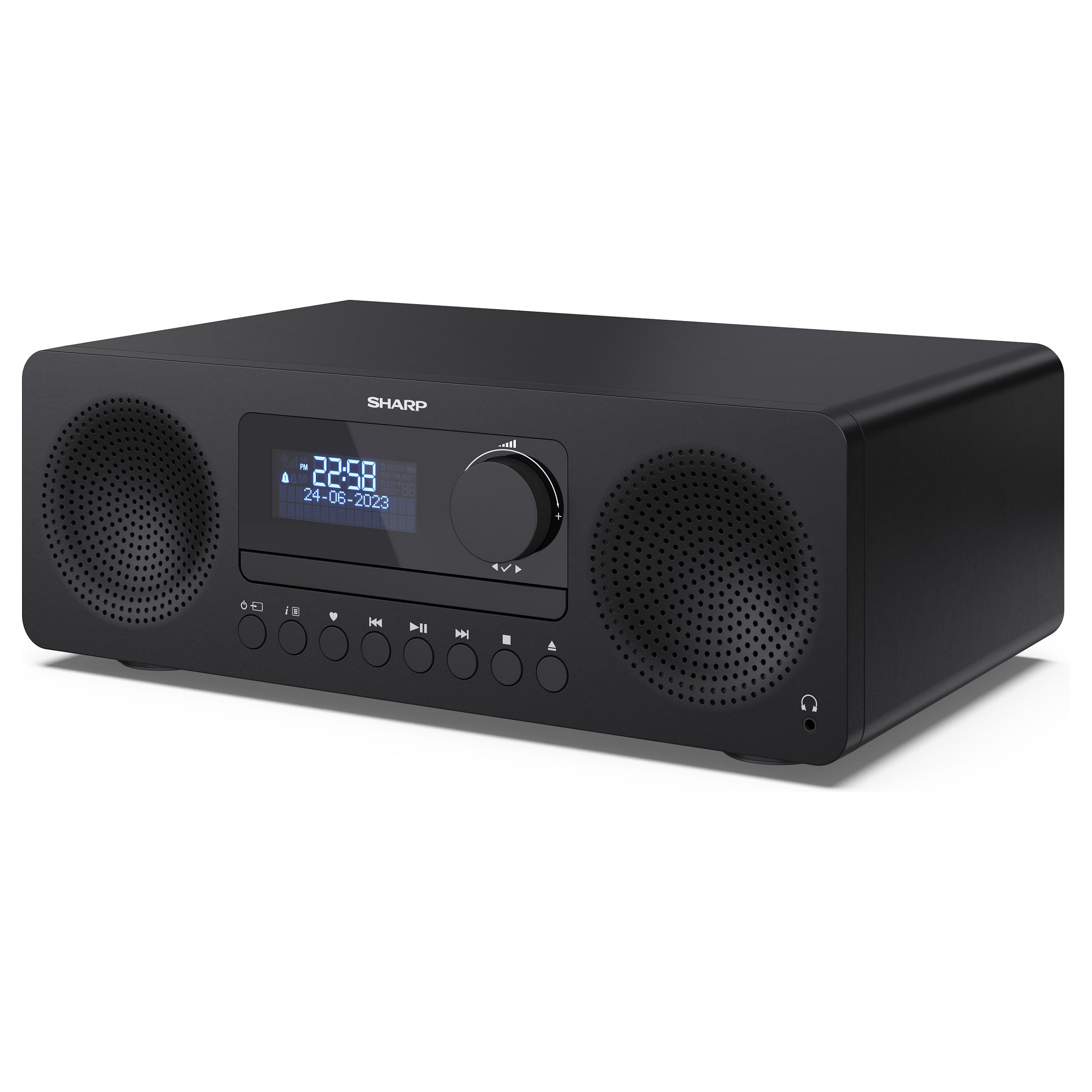 Glazbena mini linija All-in-one SHARP XL-B720DBK TOKYO CRNI (DAB+, FM, RDS, BT, CD, USB)-10