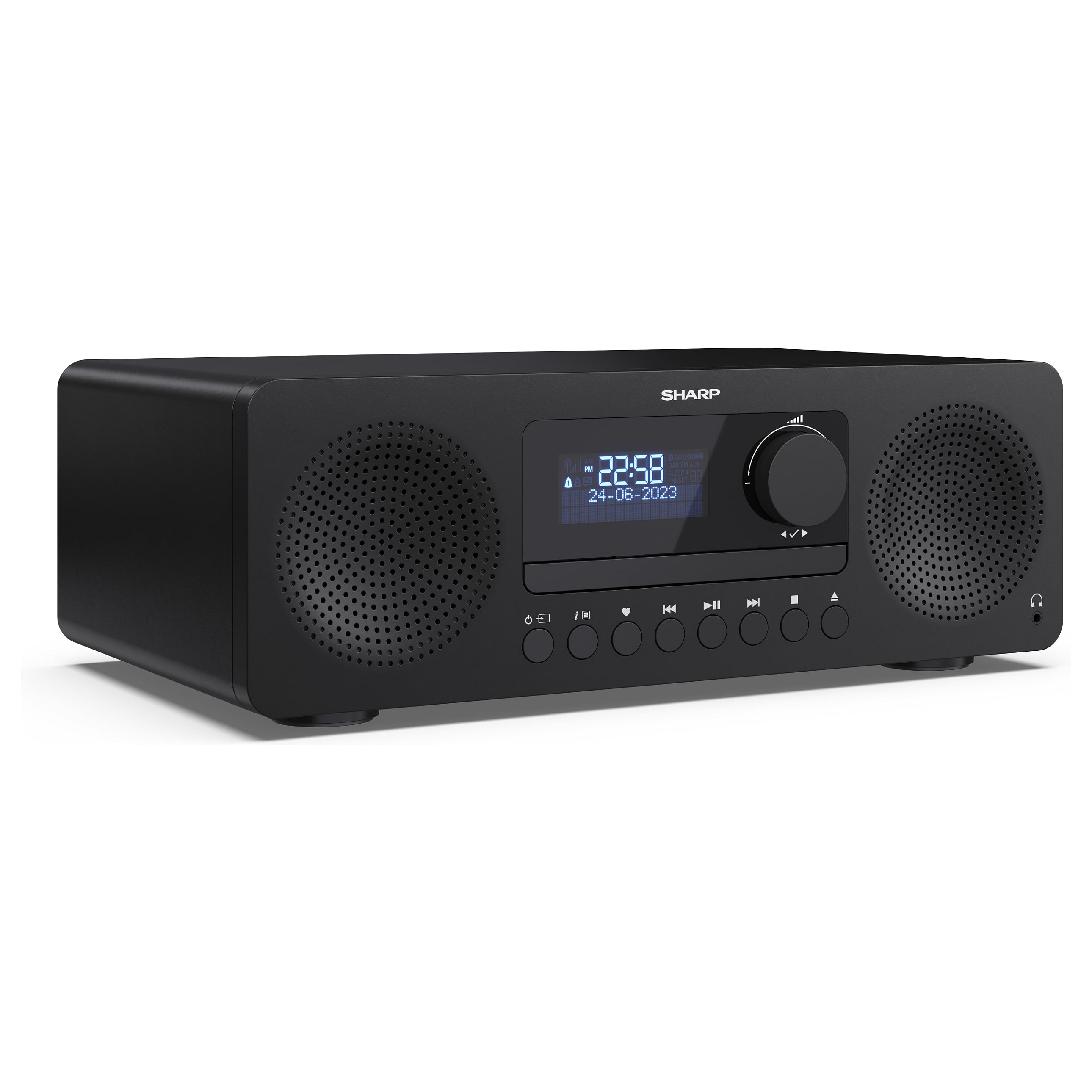 Glazbena mini linija All-in-one SHARP XL-B720DBK TOKYO CRNI (DAB+, FM, RDS, BT, CD, USB)-11