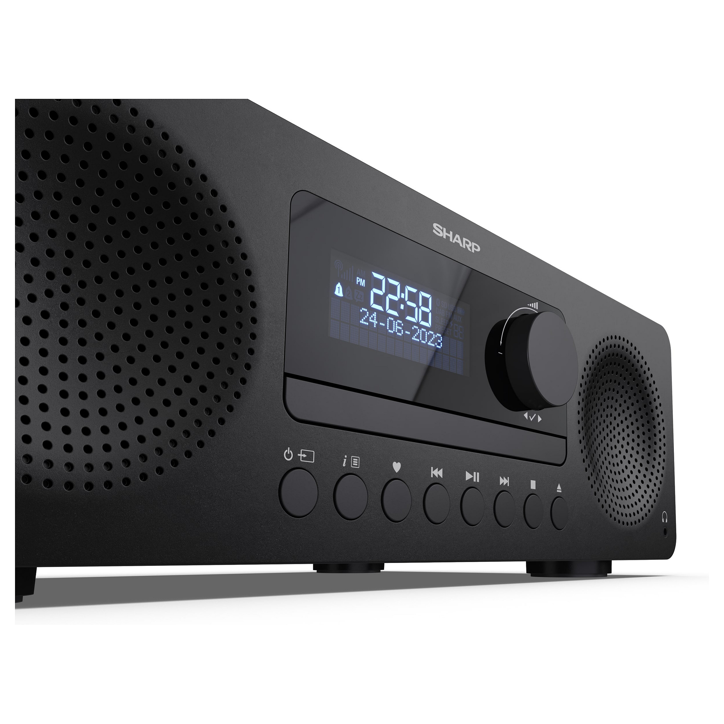Glazbena mini linija All-in-one SHARP XL-B720DBK TOKYO CRNI (DAB+, FM, RDS, BT, CD, USB)-12