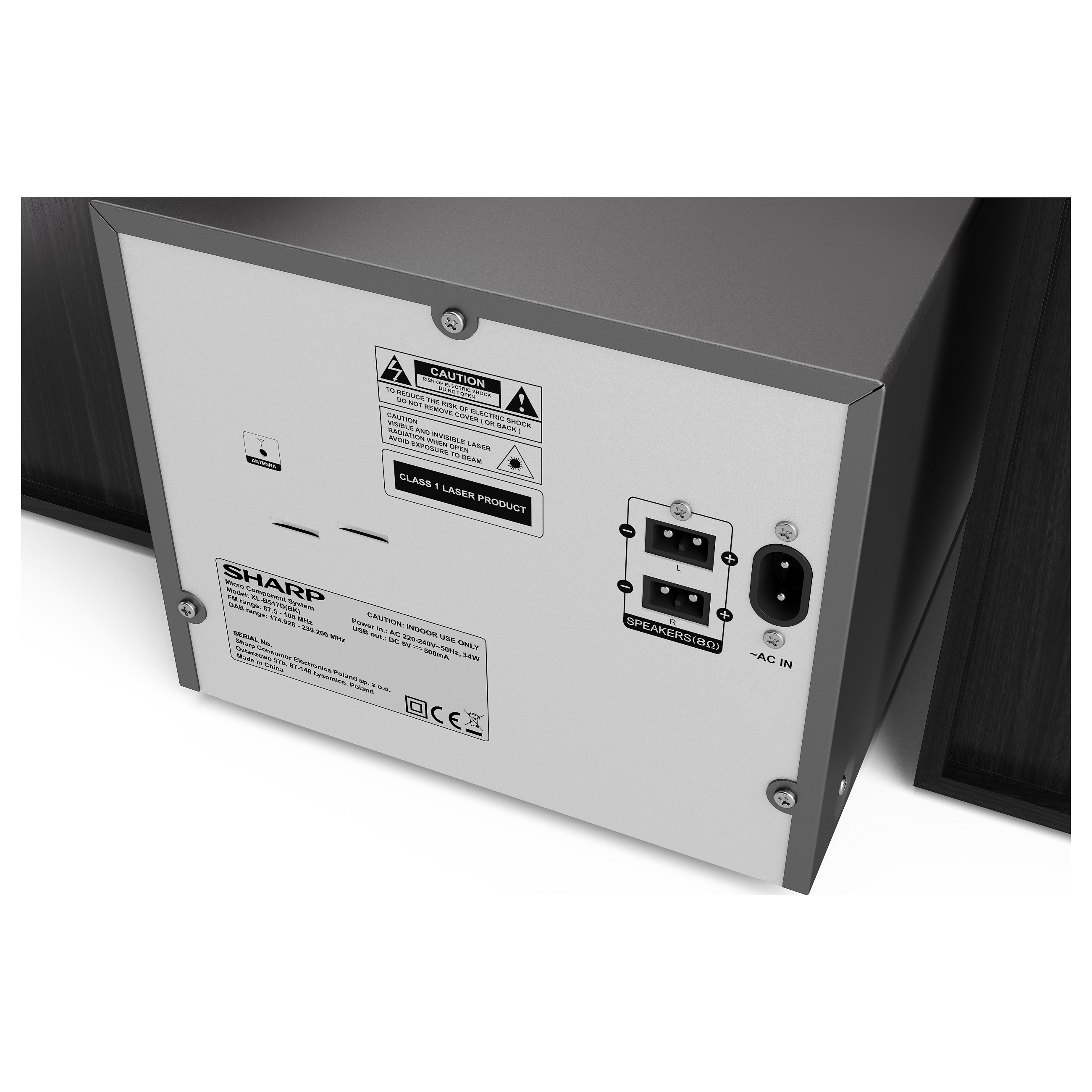 Glazbena mini linija SHARP XL-B517DBK-17