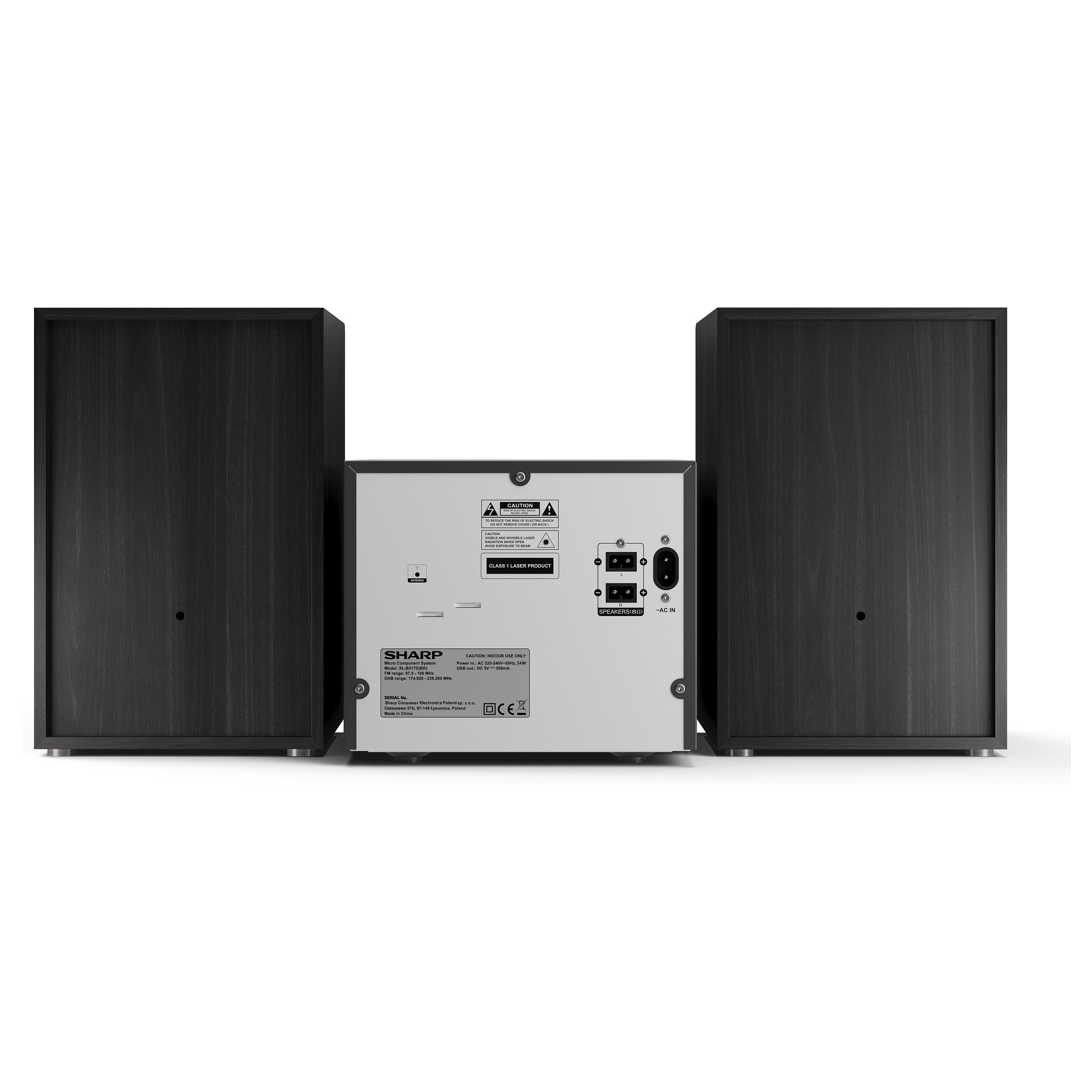 Glazbena mini linija SHARP XL-B517DBK-19
