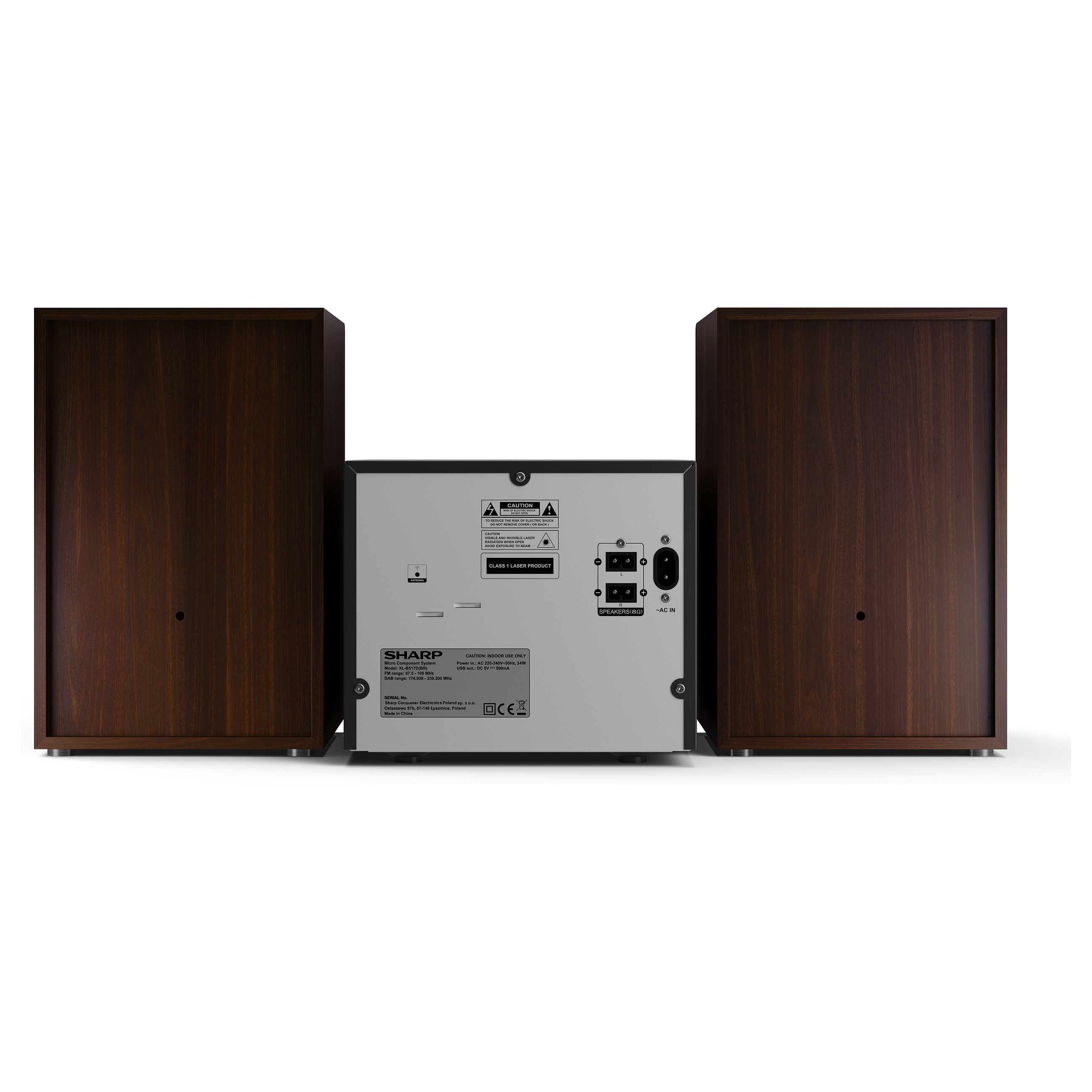 Glazbena mini linija SHARP XL-B517DBR-16