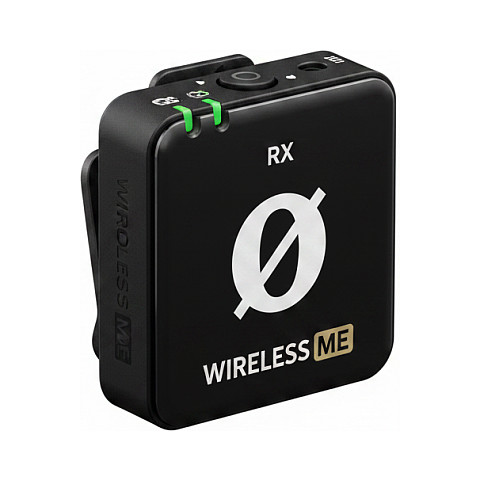 RODE Wireless ME Dual - Kompaktowy bezprzewodowy system mikrofonowy z dwoma nadajnikami do nagrywania dwukanałowego (czarny)