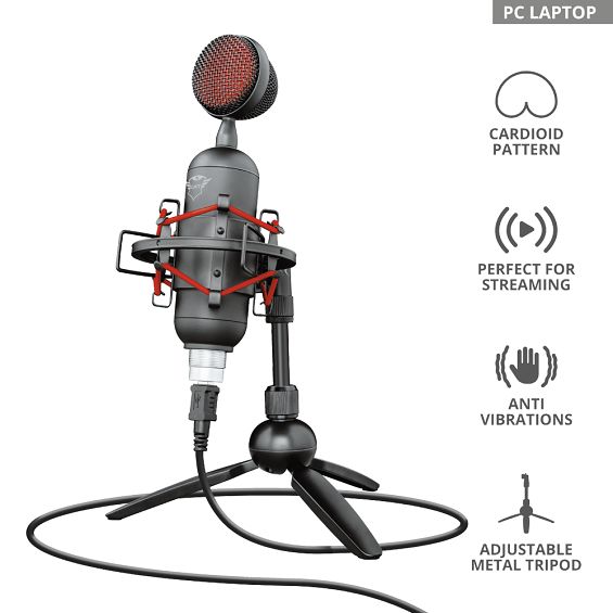 Mikrofon TRUST GXT 244 BUZZ USB Streaming-1