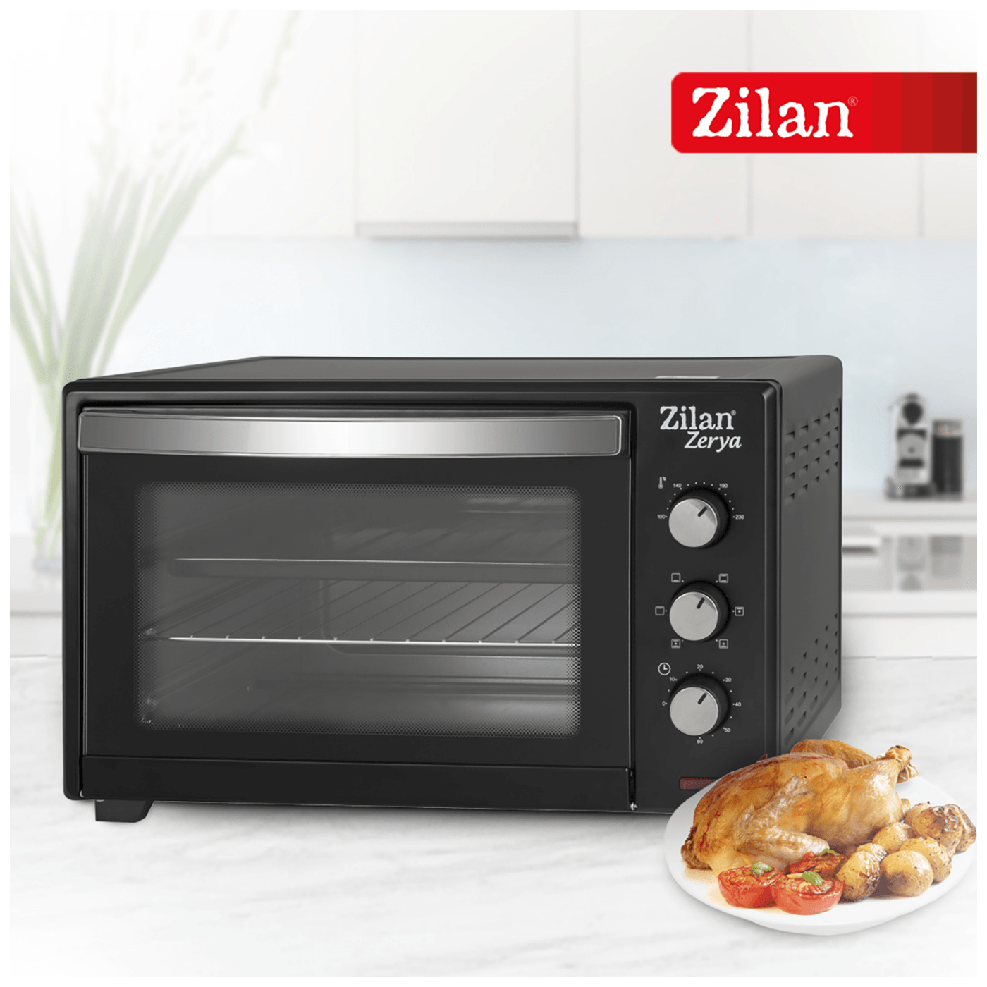 Mini pećnica ZILAN, zapremina 45 l, 2000 W - ZLN3727-5