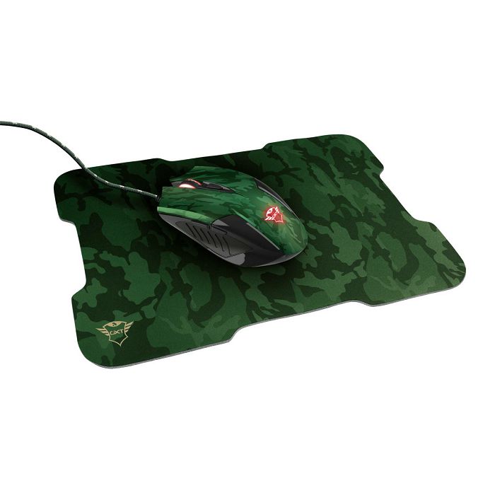 Miš i podloga TRUST GXT 781 RIXA (gaming zeleni)-0