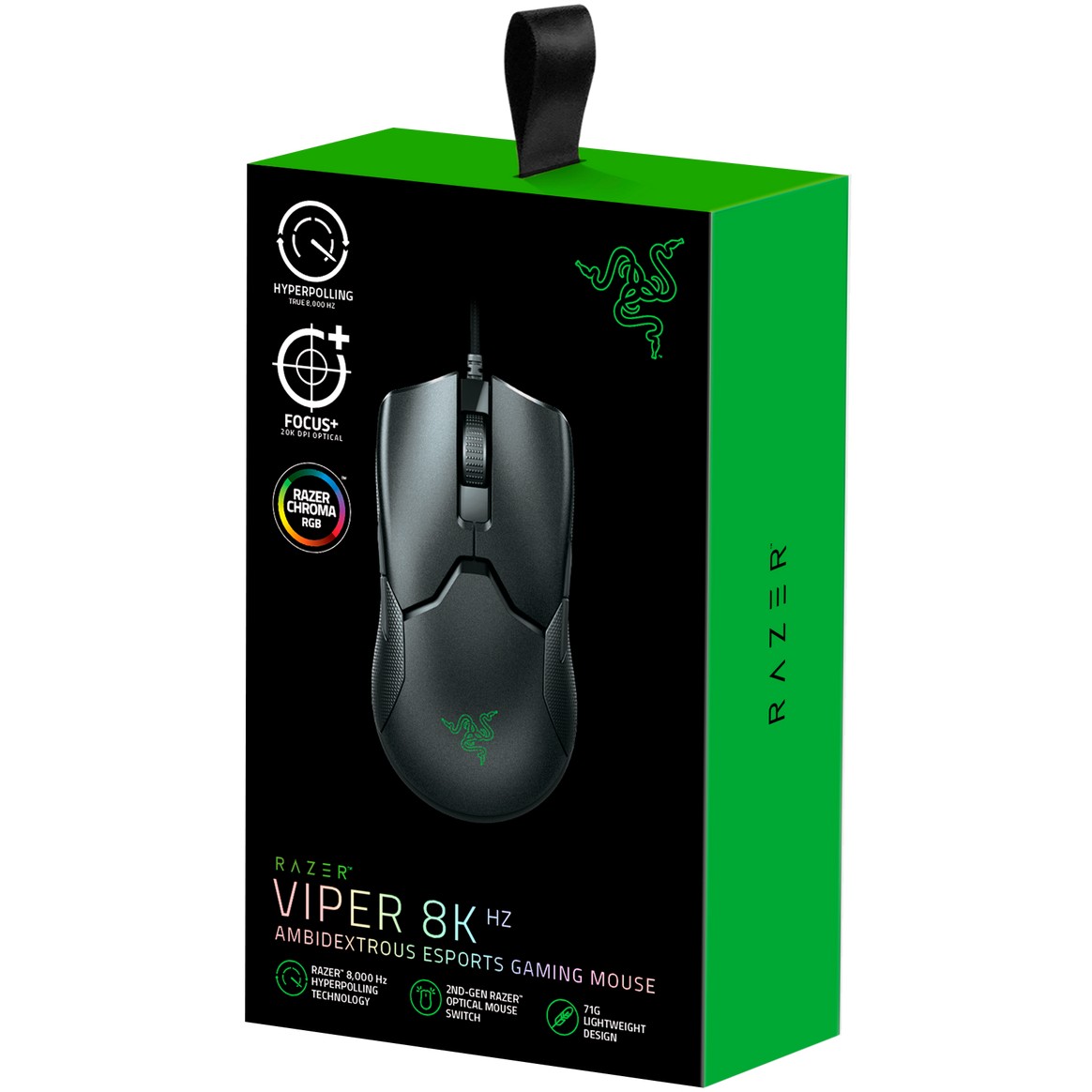 Miš RAZER Viper (optički, desni, USB Type-A, 20000 DPI)-6