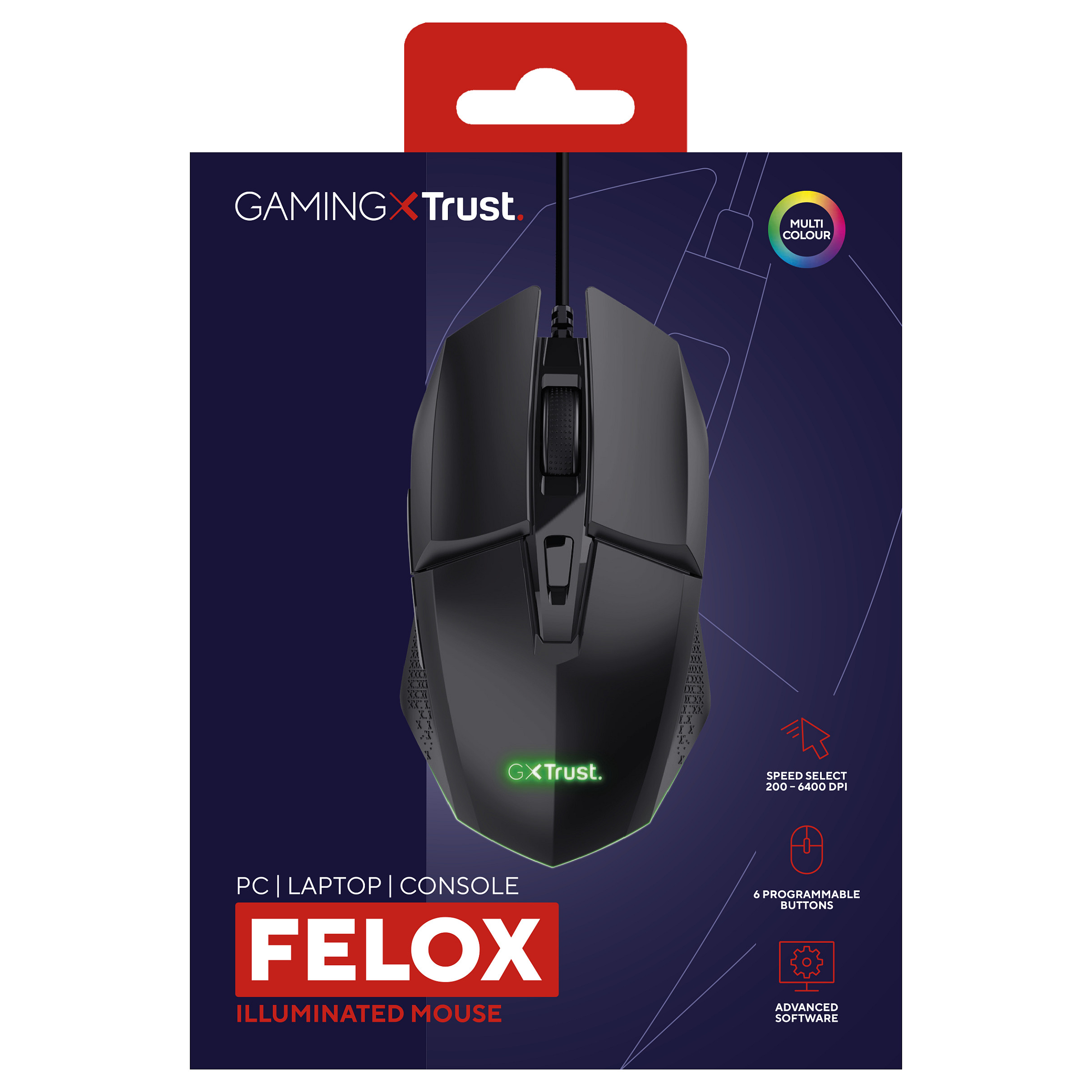 Miš Trust Felox Gaming (žični, GXT109 crni)-6