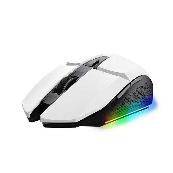 Miš TRUST GXT 110W Felox, Gaming, Punjivi, Bežični, RGB bijeli-4