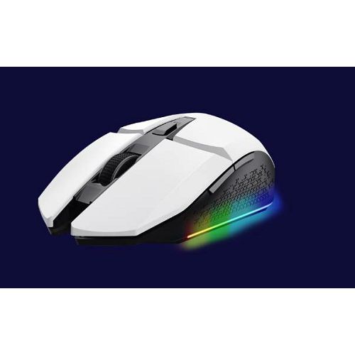 Miš TRUST GXT 110W Felox, Gaming, Punjivi, Bežični, RGB bijeli