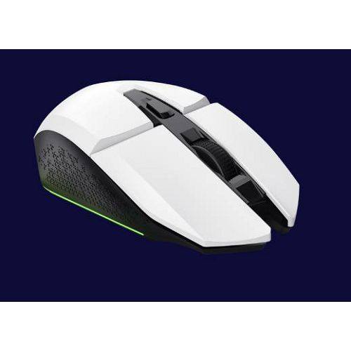 Miš TRUST GXT 110W Felox, Gaming, Punjivi, Bežični, RGB bijeli-2