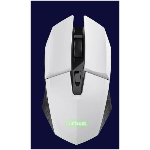 Miš TRUST GXT 110W Felox, Gaming, Punjivi, Bežični, RGB bijeli-3
