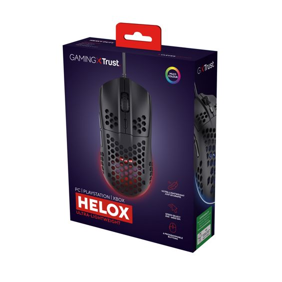 Miš TRUST GXT 928 HELOX, crni-8