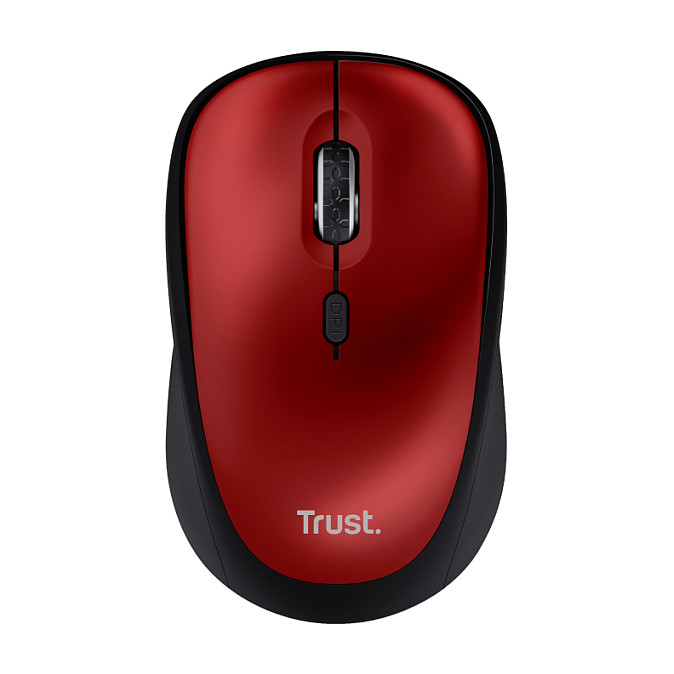 Miš TRUST Yvi+ bežični, crveni (5 godina jamstva)-5