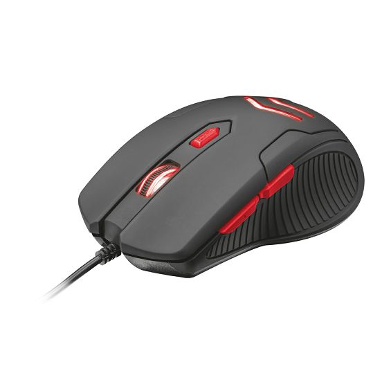 Miš TRUST Ziva Gaming, optički, LED, 3000dpi, USB crni, sa podlogom-2