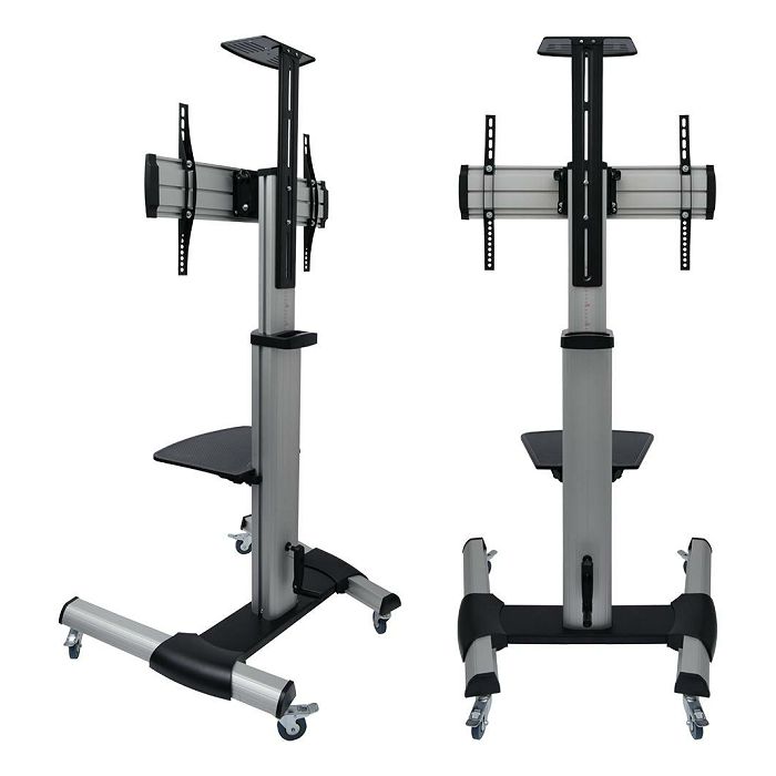 Podni stalak za TV DELTACO OFFICE ARM-0450 (37"-70", nagib + 5°/-12°, okret 0°+ 90°)-2