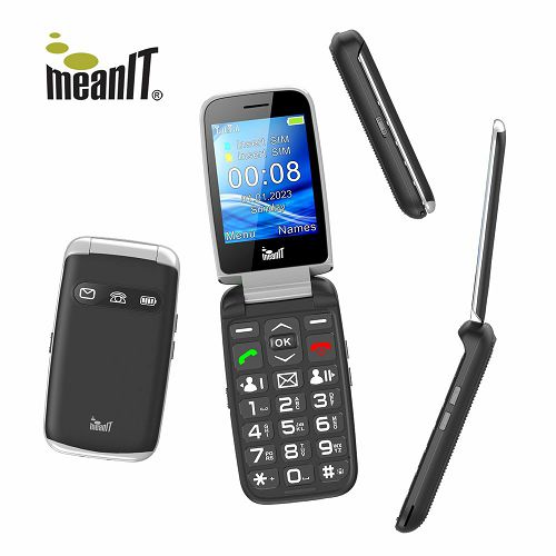 Mobitel MEANIT SENIOR FLIP MAX crni-0