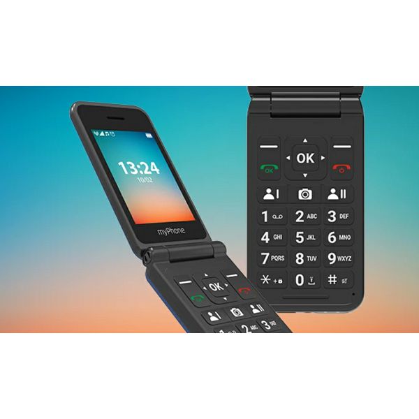 Mobitel MY PHONE Flip crno-plavi-2
