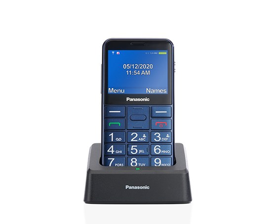 Mobitel PANASONIC KX-TU155EXCN plavi + stalak za punjenje-1