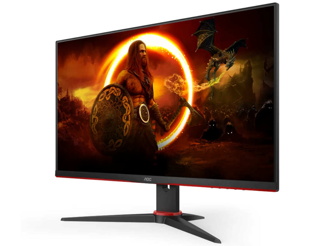 Monitor AOC 24G2SPAE 23.8" IPS 1920x1080 FHD 165Hz crno-crveni, gaming-1