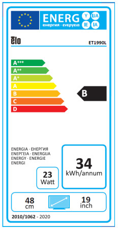 Monitor bez okvira sa dodirnim zaslonom ELO 1990L - L (19 inča, 1280x1024 rezolucija, LED pozadinsko osvjetljenje, crna)-10
