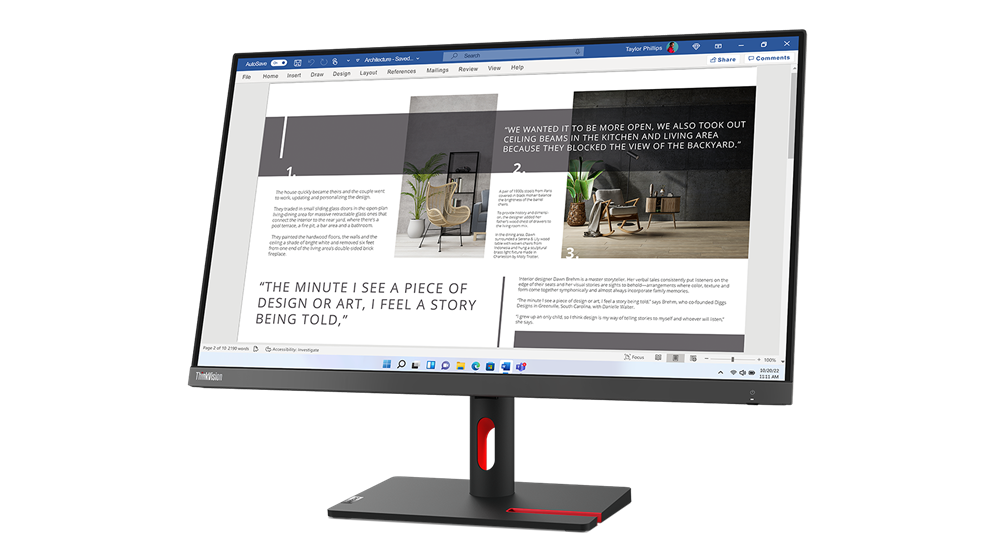 Monitor LENOVO ThinkVision S27i-30 (27" IPS, 100Hz, 1920x1080 FHD sivi crni) - 63DFKAT4EU-0