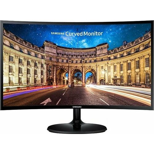 Monitor SAMSUNG LC24F390FHUXEN (23,6" VA, 60Hz, 1920x1080 FHD, zakrivljeni) crni-0
